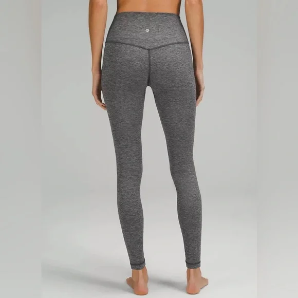 Lululemon Heather Gray High Rise Pants - Picture 2 of 6